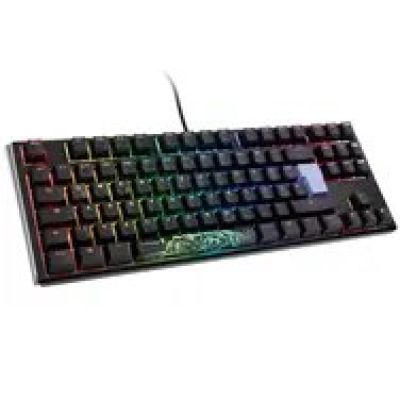 11. Ducky One 3 Classic TKL klawiatura Gaming USB Niemiecki Czarny, Biały