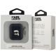 3. Etui Karl Lagerfeld Monogram Karl Head na AirPods 1 / 2 - czarne