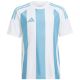 6. Koszulka dla dzieci adidas Striped 24 Jersey biało-błękitna IW2137