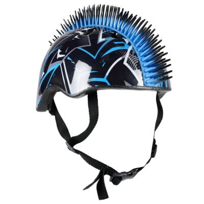14. KASK ROWEROWY DZIECIĘCY REGULOWANY NO FEAR MOHAWK R.(48-52CM) BLACK/ BLUE