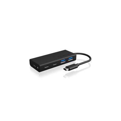 ICY BOX IB-HUB1426-CPD USB 3.2 Gen 1 (3.1 Gen 1) Type-C 5000 Mbit/s Czarny
