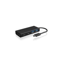 ICY BOX IB-HUB1426-CPD USB 3.2 Gen 1 (3.1 Gen 1) Type-C 5000 Mbit/s Czarny