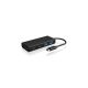 ICY BOX IB-HUB1426-CPD USB 3.2 Gen 1 (3.1 Gen 1) Type-C 5000 Mbit/s Czarny