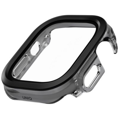 3. Etui ze szkłem hartowanym UNIQ Voute na Apple Watch Ultra 49 mm - czarne