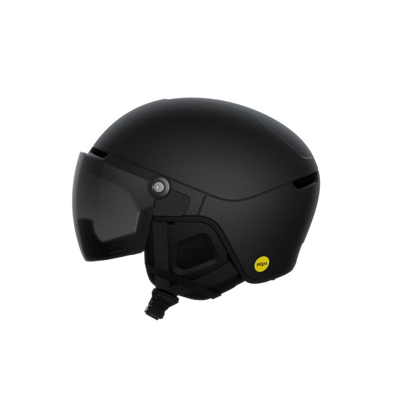 Kask narciarski POC Obex Visor czarny mat