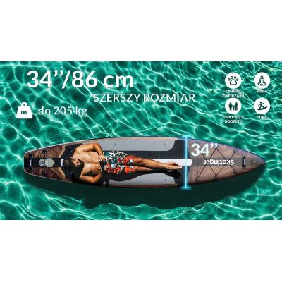 3. Deska SUP SKATINGER Waverider 380x86x16 Touring