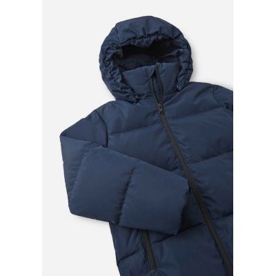 4. Kurtka puchowa dziecięca Reima Down jacket. Paimio Navy  Age 3 Junior Unisex wodoodporna granatowa (5100282A-6980)