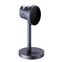 AUKEY MagFusion 3-IN-1 Fastcharger Telefon komórkowy Czarny USB Wewnętrzna