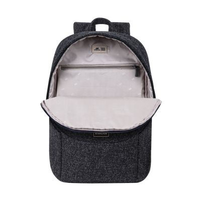 22. Plecak na laptop 15,6", RIVACASE Anvik, 15L, czarny, z materiału wodoodpornego, kieszenie na tablet 10,5", smartfon, dokumenty, akcesoria, butelkę