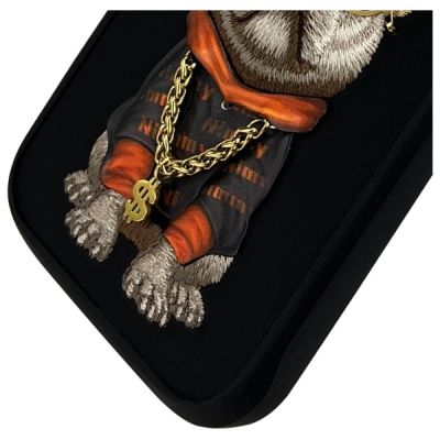 4. Etui Nimmy Glasses Cool Dog na iPhone 16 Pro  - czarne