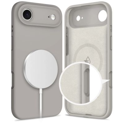 2. Etui Tech-Protect Silicone MagSafe na iPhone 17 Air - szare