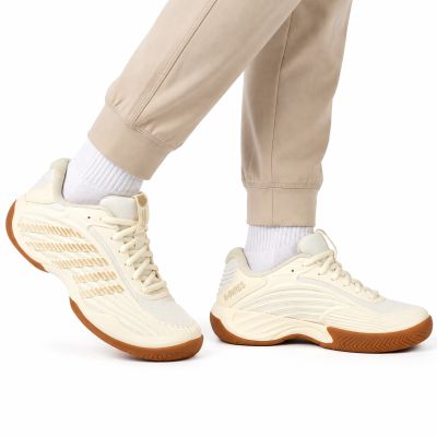 6. Sneakersy K-swiss HCE 3 INDOOR EGRET/WHITECAP GRAY-M (94607-164-M)