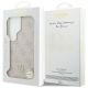 8. Etui Guess 4G Rhinestone Round Logo MagSafe na Samsung Galaxy S26 Ultra - różowe