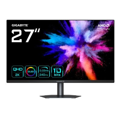 4. MONITOR GIGABYTE QD-OLED 27" GO27Q24 240Hz