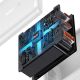 11. Ładowarka GaN Baseus Cube Pro 65W 2x USB-C USB-A - biała