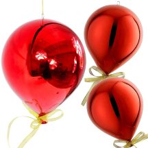 BOMBKA FORMÓWKA PLASTIKOWA BEZPIECZNA BALON ŚR 20CM - CZERWONY