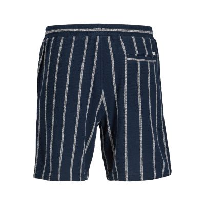 8. Jack&Jones męskie szorty w paski JPSTJAIDEN COBA STRIPE JOG SHORTS REG SN 12274413 SKY CAPTAIN/STRIPES