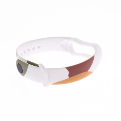 2. Strap Moro opaska do Xiaomi Mi Band 3 / 4 silikonowy pasek bransoletka do zegarka wzór 4