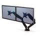 2. Uchwyt biurkowy FELLOWES 8042501 na 2 monitory do 32" Platinum