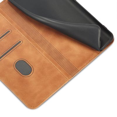 7. Magnet Fancy Case etui Samsung Galaxy S23+ pokrowiec z klapką portfel podstawka brązowe