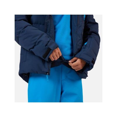 3. Kurtka narciarska dziecięca ROSSIGNOL Boy Siz Quilted Jkt granatowa