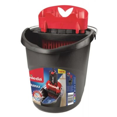 5. Mop płaski Vileda Ultramax Box z zestawem kuchennym | rękawiczki Universal 1 para+ściereczka Actifibre Pro kuchenna 1szt.