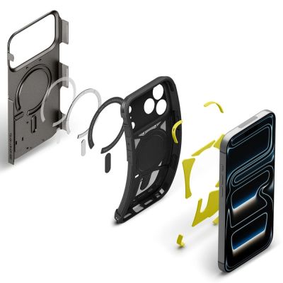 7. Etui Spigen Tough Armor na iPhone 18 Pro Max / 17 Pro Max - czarne