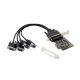 Conceptronic EMRICK12B adapter Wewnętrzny RS-232
