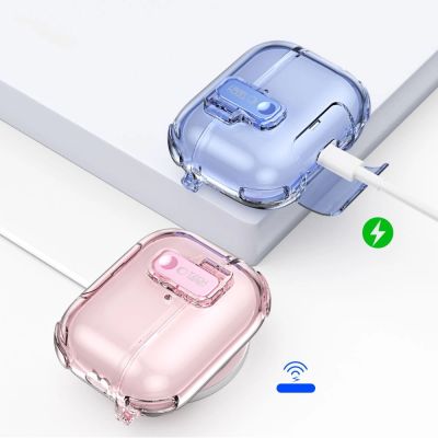 12. Etui Tech-Protect Bounce Pro na AirPods Pro 3 - przezroczyste