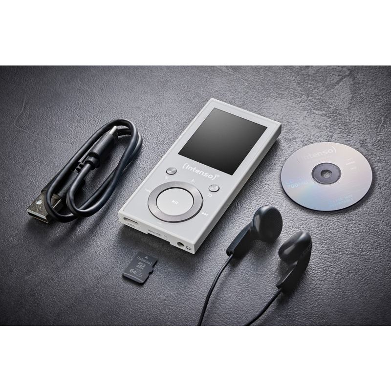 9. Intenso MP3 Videoplayer 1,8" Video Scooter BT 64GB White