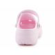 5. Klapki Crocs Classic Platform Pearl Clog W 211231-6ZW