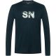 2. Longsleeve męski SUPER.NATURAL M CROSS COUNTRY LOGO LS granatowy