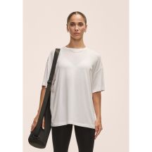 Koszulka damska Casall Oversized Cotton Blend Tee biały