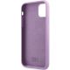 7. Etui Karl Lagerfeld Silicone Signature na iPhone 11 / Xr - purpurowe