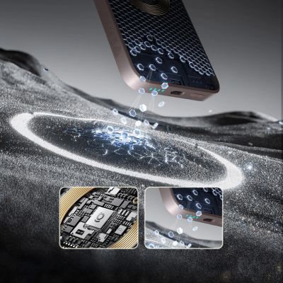 8. Powerbank Baseus EnerFill FM11 Ultra-Mini 10000mAh 22,5W indukcyjny kompatybilny z MagSafe z białym kablem Basus Simple USB-C 20V/3A 0,3m - różowy