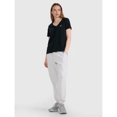 3. T-shirt oversize gładki damski 4F 4FRSS25TTSHF2778-20S