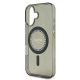 6. Etui Guess IML Rhinestones MagSafe na iPhone 16 - czarne