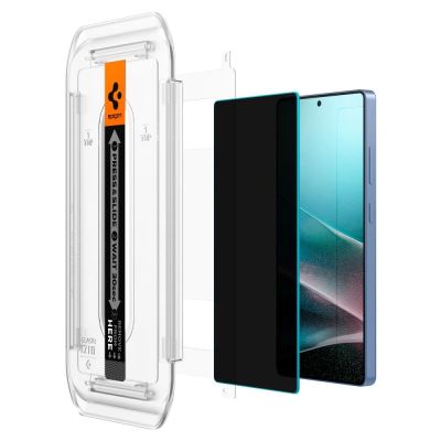 6. Szkło prywatyzujące Spigen Glas.TR "Ez Fit" Privacy 2-pack na Samsung Galaxy S25 Ultra