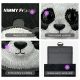 4. Portfel Nimmy Big Eyed Pet 2.0 Panda etui na karty - czarny