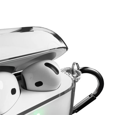 3. Etui Puro 0.3 Nude na AirPods 4 - przezroczyste