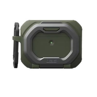 7. UAG Monarch - obudowa ochronna do AirPods Pro 3 (olive/silver)