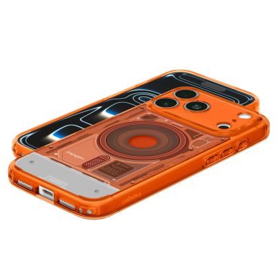 16. Etui Spigen Ultra Hybrid MagSafe na iPhone 18 Pro / 17 Pro - pomarańczowe