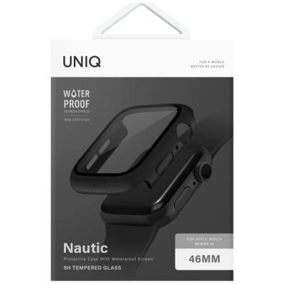 7. Etui UNIQ Nautic na Apple Watch 46 mm - czarne