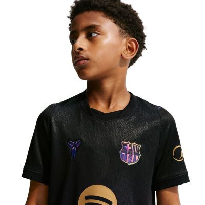 6. Koszulka dla dzieci Nike FC Barcelona Stadium Away 2026/27 fioletowo-czarna II1674 505