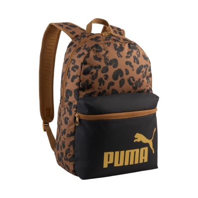 2. Plecak Puma Phase AOP brązowo-czarny / panterka 91169 16