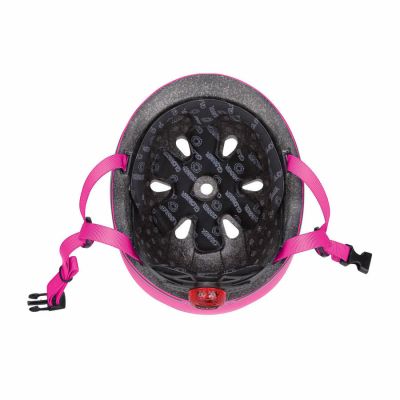 10. Kask Globber Neon Pink Jr 506-110