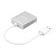 2. Adapter Orico UTH USB-A 3.0 do HDMI - srebrny