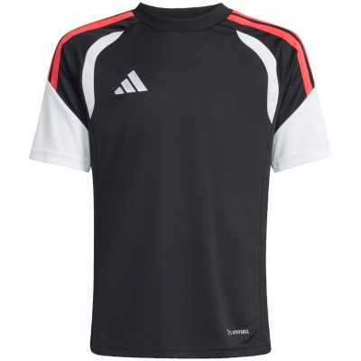9. Koszulka dla dzieci adidas Tiro 26 League Jersey czarno-czerwona KB1326