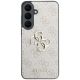 3. Etui Guess Leather 4G Metal Logo na Samsung Galaxy S26 FE - różowe