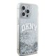 4. Etui DKNY Liquid Glitter Big Logo na iPhone 15 Pro - białe
